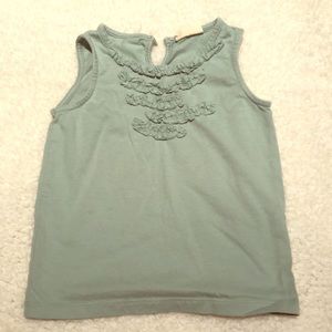Mini Boden dusty blue tank top size 2-3y